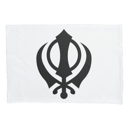 Sikh Khanda Kussensloop (Voorkant)