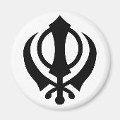 Sikh Khanda Magneet (Voorkant)