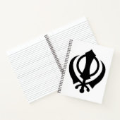 Sikh Khanda Notitieboek (Binnen)