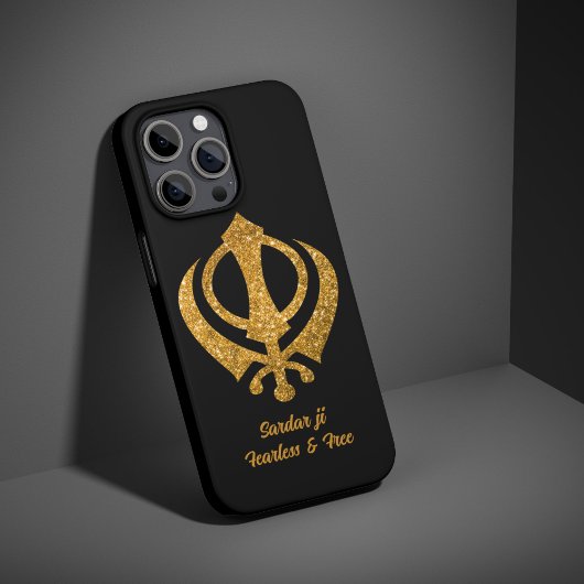 Sikh Khanda "Onbevreesd & Vrij" Case-Mate iPhone Case