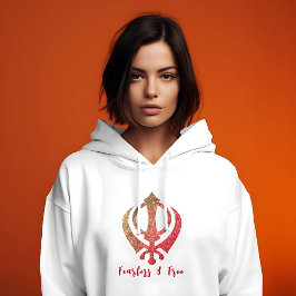 Sikh Khanda "Onbevreesd & Vrij" Hoodie
