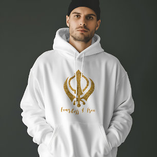 Sikh Khanda "Onbevreesd & Vrij" Hoodie