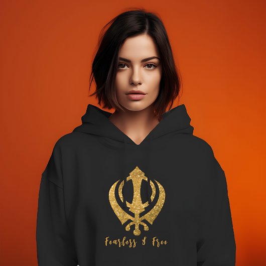 Sikh Khanda "Onbevreesd & Vrij" Hoodie