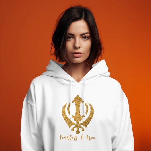 Sikh Khanda "Onbevreesd & Vrij" Hoodie