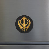 Sikh Khanda "Onbevreesd & Vrij" Magneet