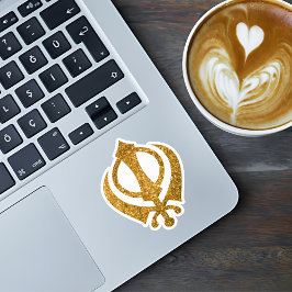 Sikh Khanda "Onbevreesd & Vrij" Sticker