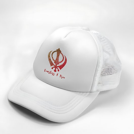 Sikh Khanda "Onbevreesd & Vrij" Trucker Pet