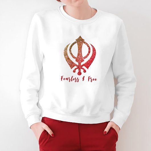 Sikh Khanda "Onbevreesd & Vrij" Trui