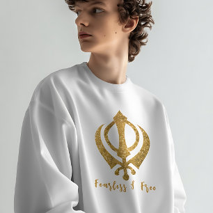 Sikh Khanda "Onbevreesd & Vrij" Trui