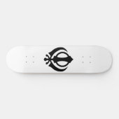 Sikh Khanda Persoonlijk Skateboard (Horizontaal)