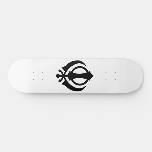 Sikh Khanda Persoonlijk Skateboard (Horizontaal)