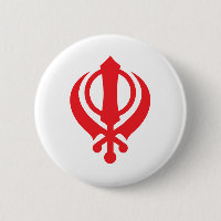 Sikh Khanda Red