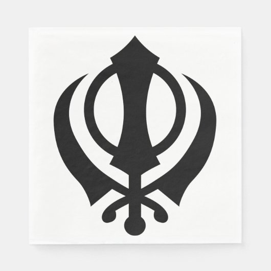 Sikh Khanda Servet (Voorkant)
