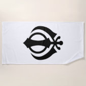 Sikh Khanda Strandlaken (Voorkant)