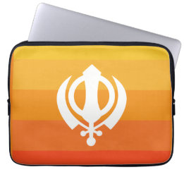 Sikh Khanda Symboolhoes Laptop Sleeve