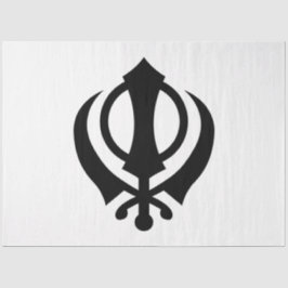Sikh Khanda Tissuepapier