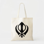 Sikh Khanda Tote Bag (Voorkant)