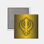 sikh magneet (Voorkant / Achterkant)