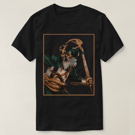 Sikh Martyr Baba Deep Singh Shahid Khanda Lion T-shirt (Design voorkant)