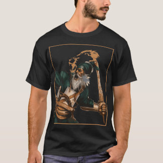 Sikh Martyr Baba Deep Singh Shahid Khanda Lion T-shirt