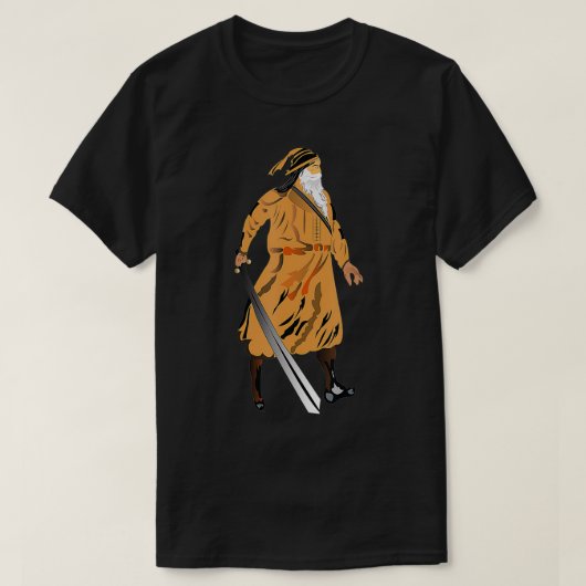 Sikh Martyr Baba Deep Singh Shahid T-shirt (Design voorkant)