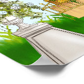 Sikh paar bruiloft welkom teken Anand Karaj teken Poster (Hoek)