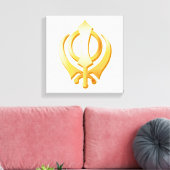 Sikh Symbol Canvas Art (Insitu (Woonkamer))