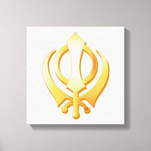 Sikh Symbol Canvas Art (Voorkant)