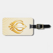 Sikh-symbool Bagagelabel (Voorkant horizontaal)