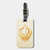 Sikh-symbool Bagagelabel (Voorkant verticaal)