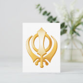 Sikh-symbool Briefkaart (Staand voorkant)