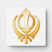 Sikh-symbool Fotoplaat (Voorkant)