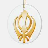 Sikh-symbool Keramisch Ornament (Links)