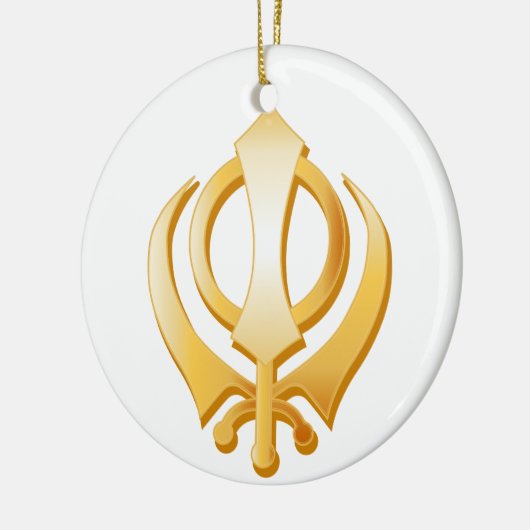 Sikh-symbool Keramisch Ornament (Links)