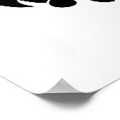 Sikh-symbool khanda met Half Lion Face Poster (Hoek)