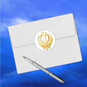 Sikh-symbool Ronde Sticker