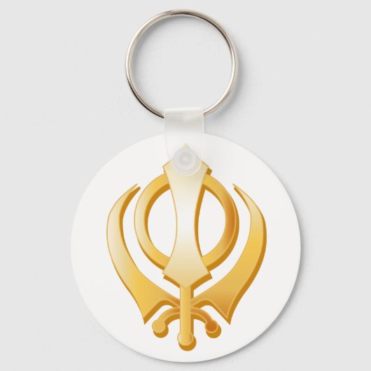 Sikh-symbool Sleutelhanger (Voorkant)