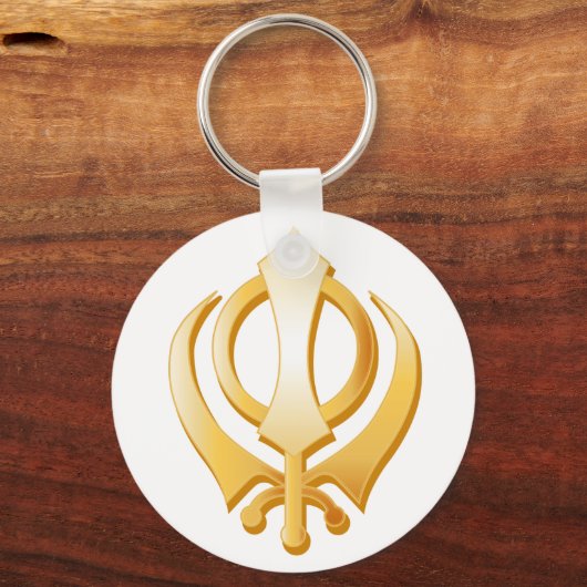 Sikh-symbool Sleutelhanger (Voorkant)