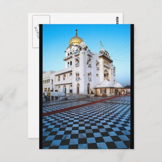 Sikh Temple Briefkaart (Voorkant / Achterkant)