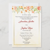 Sikh trouwuitnodiging Punjabi trouwuitnodiging Kaart (Achterkant)