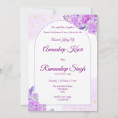 Sikh trouwuitnodiging Punjabi trouwuitnodiging Kaart (Achterkant)