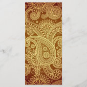 Sikh Wedding Programmakaart (Achterkant)