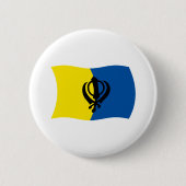 Sikhisme Flag Button (Voorkant)