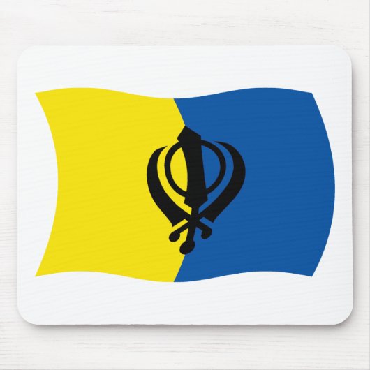 Sikhisme Flag Mousepad Muismat (Voorkant)