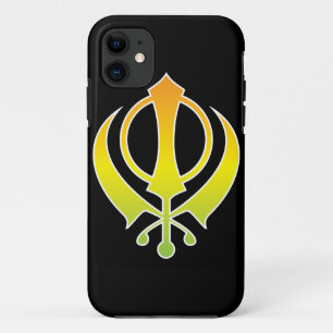 Sikhisme Khanda Logo iPhone Case