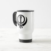 Sikhisme Symbool Reisbeker (Voorkant links)