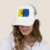 Sikhisme Vlag Hoed Trucker Pet (In situ)