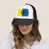 Sikhisme Vlag Hoed Trucker Pet (In situ)