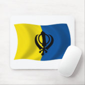 Sikhisme Vlag Muismat (Met muis)