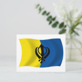 Sikhisme Vlag Postkaart (Staand voorkant)